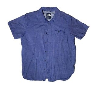THE NORTH FACE | Men’s Blue Short Sleeve Button Down | Size Large